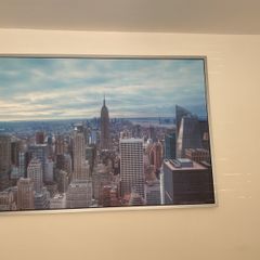 Framed picture. New York.