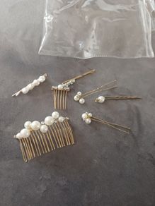 bridal clips, combs slides