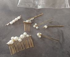 bridal clips, combs slides