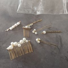 bridal clips, combs slides