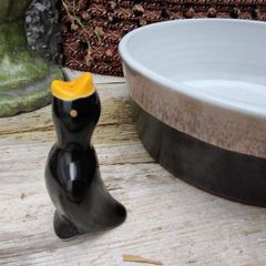 Blackbird Pie funnel, pottery steam funnel,