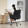 Office chair, height-adjustable, breathable cover, tilt function, up to 120 kg, Black Image 3