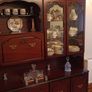 Mahogany Display Unit with Drinks Cabinet Image 4