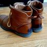 Men's Brown Leather Side-Zip Boots Image 5