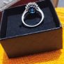 Silver Princess Diana Ring Image 2