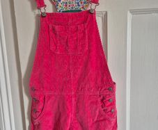 Cord Short dungarees
