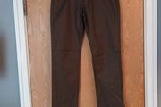 Superfine  Brown With A Shimmer Coated Jeans. S. 12 (29" waist).