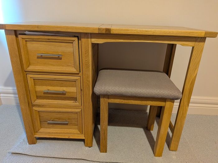 Dressing table and stool
