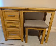 Dressing table and stool