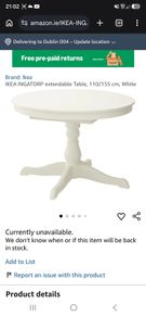 dining table and chairs