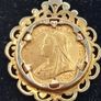 Full sovereign coin mounted in 9ct yellow gold pendant Image 5