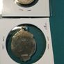 Silver   Communion  Medal  &eire Shilling Image 3