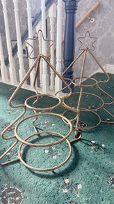 Christmas Plate Stands.  Iorn