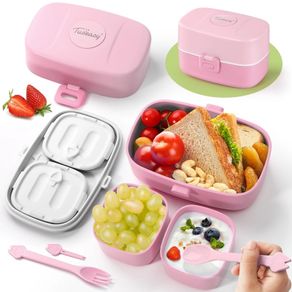 Brand New TUSEASY Kids Lunch Box with Compartments - Lightweight Leak-Proof Bento Box