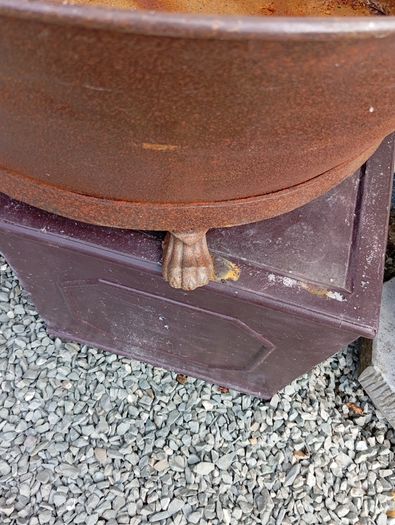 Antique large garden planter