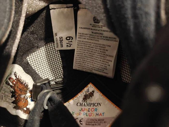 child's horse riding gear