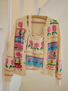 Knitwear Cardigan & Top Size 10