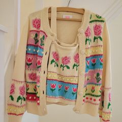 Knitwear Cardigan & Top Size 10