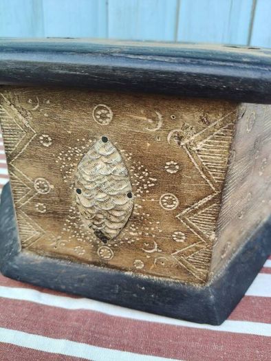Carved Wooden Box
