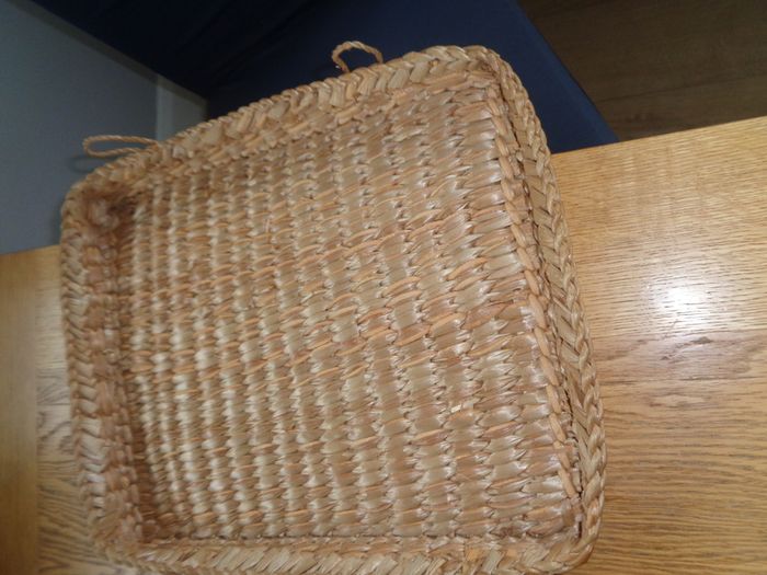 Vintage Wicker Suitcase for Sale