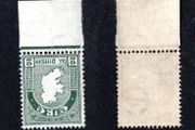 1940-68 E Watermark 2d Definitive (Green Map) marginal example with watermark inverted Mint Never Hinged (MNH)