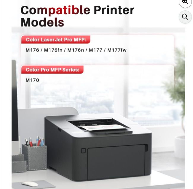Halloya 130A CF350A Compatible for HP CF350A CF351A CF352A CF353A Toner Cartridge for HP Color Laserjet