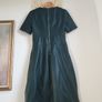 Sosandar Faux Leather Dress Size Uk 10 Image 8