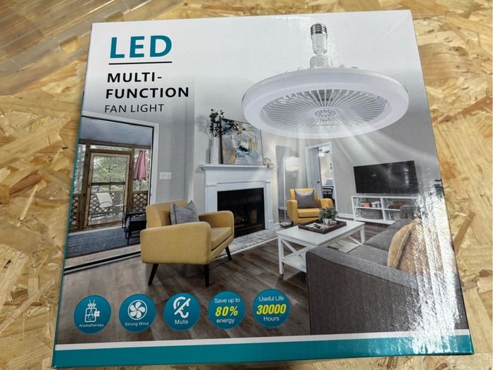 LED Multi-Function Fan Light with Remote Control