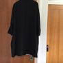 Next Loose Fitting Black Midi Dress Size 12 Petite Image 3