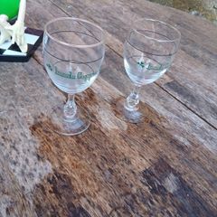 2 x irish coffee glases vintage
