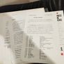 Shriekback Big night music lp test pressing with press release Image 2