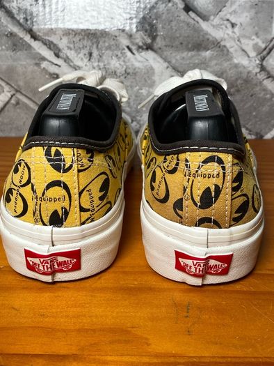 Vans OTW MoonEyes MoonEquipped Authentic 44 DX Anaheim Factory Yellow/Black UK6 EUR39