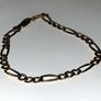 Vintage 9ct Gold Figaro Bracelet Image 8