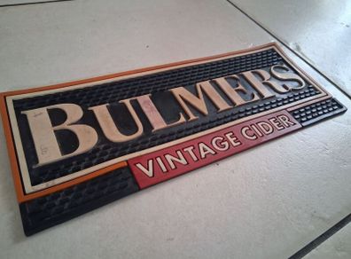 Old-school Bulmers cider drip mat