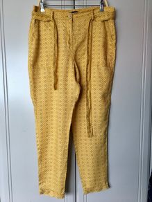 Womens 100% linen trousers