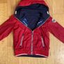 Levi Strauss reversible hoodie age 9-10 navy and red Image 6