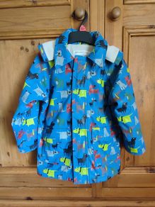Size 3-4Y (98-104) cm fleece lined rain jacket