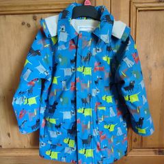 Size 3-4Y (98-104) cm fleece lined rain jacket