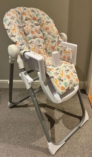 Highchair in the Jungle Alphabet print