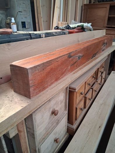 Reclaimed Jarrah wooden Beam