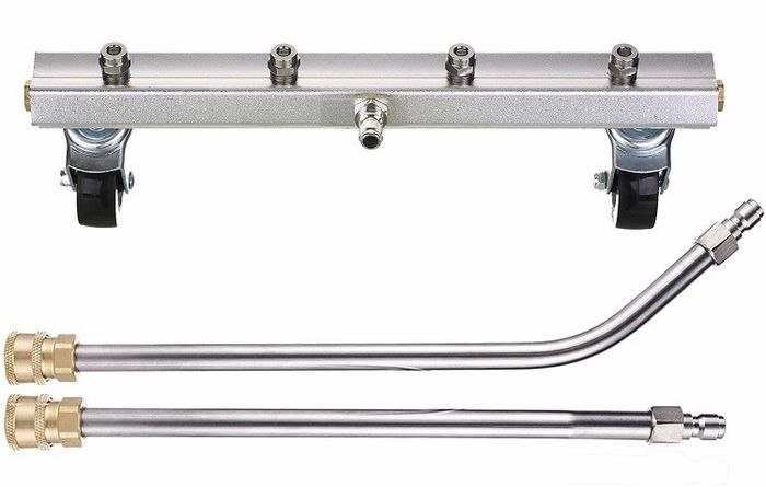 Pressure Washer Undercarriage Cleaner, Under Car Wash, with 45 Degree Angled Wand