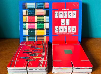 Charles Eames 'House of Cards' sculptural cards