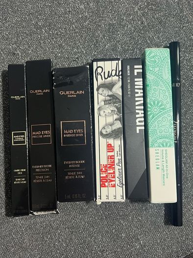 GUERLAIN eyeliners and creme stick , Sheglam , rude cosmetics, Doll 10 beauty IL MAKIAGE eyeliners brand new