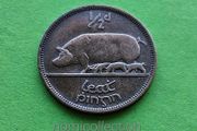 Ireland 1933 year Bronze Half Penny.