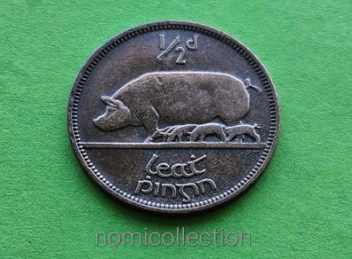 Ireland 1933 year Bronze Half Penny.