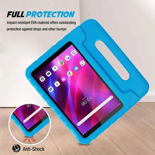 For Lenovo Tab M8 3rd Gen TB-8506F TB-8506X Kids Case Shockproof Cover With Stand - Blue