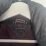 womens tommy hilfiger puffer jacket features a black quilted design with silver buttons Image 2