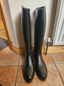 Rubber Riding Boots size 8