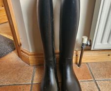 Rubber Riding Boots size 8