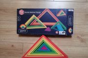Wooden Rainbow Triangle (montessori) 7pc